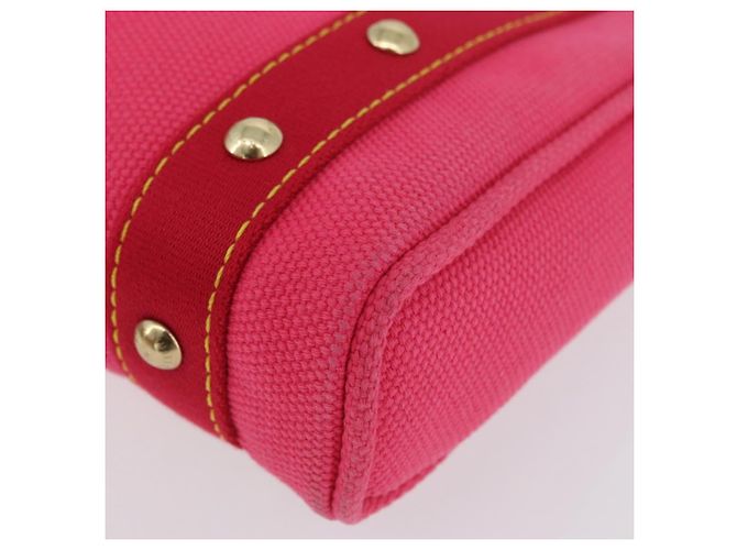 LOUIS VUITTON Antigua Cabas PM Borsa a Mano Rosso Rosa M40088 LV Auth ARZ084 - vista 14