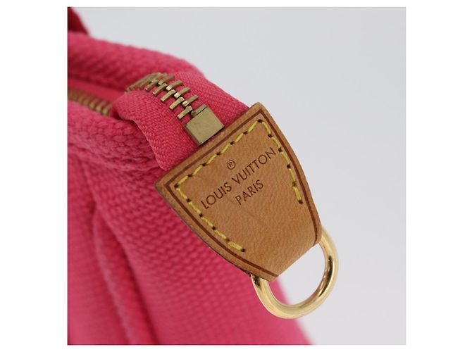 LOUIS VUITTON Antigua Cabas PM Borsa a Mano Rosso Rosa M40088 LV Auth ARZ084 - vista 18