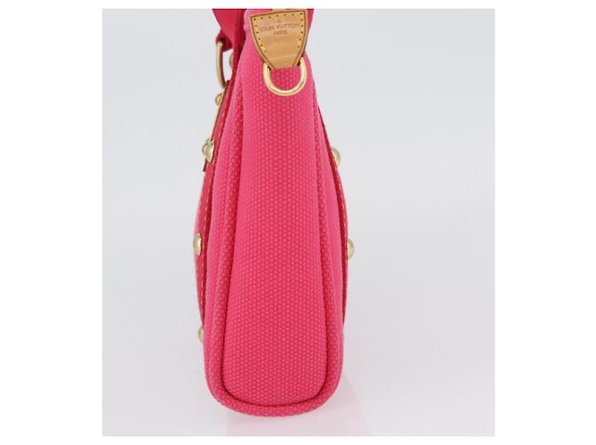 LOUIS VUITTON Antigua Cabas PM Borsa a Mano Rosso Rosa M40088 LV Auth ARZ084 - vista 3