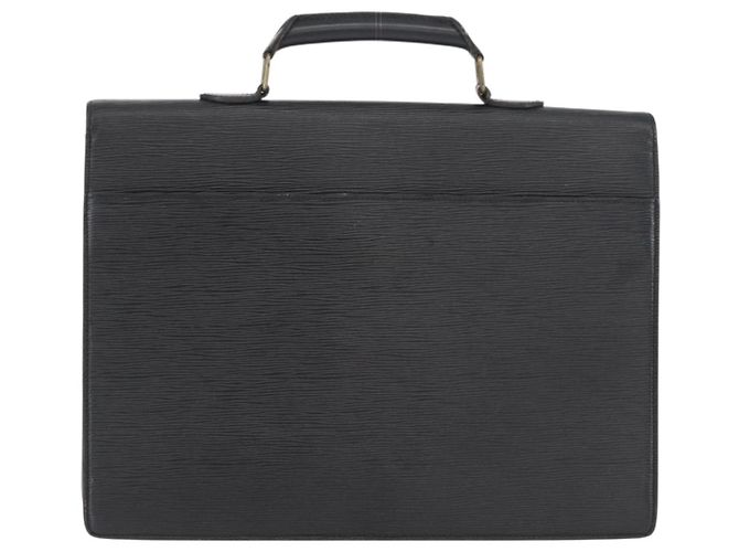 LOUIS VUITTON Epi Serviette Conseiller Borsa Business Nera M54422 LV Auth bs33953 Nero - vista 2