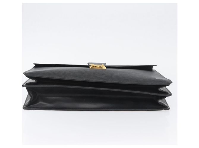 LOUIS VUITTON Epi Serviette Conseiller Borsa Business Nera M54422 LV Auth bs33953 Nero - vista 5