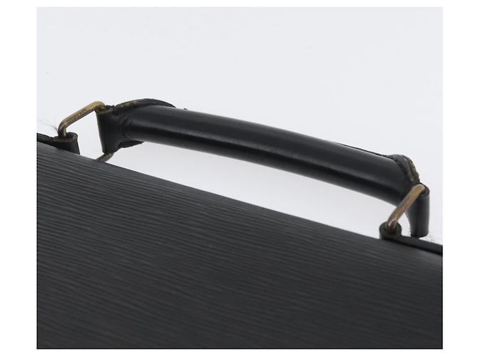 LOUIS VUITTON Epi Serviette Conseiller Borsa Business Nera M54422 LV Auth bs33953 Nero - vista 8
