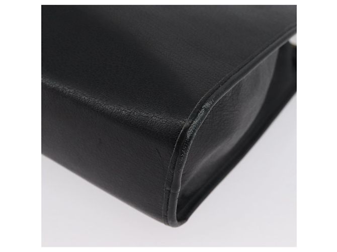 Borsa a Spalla Christian Dior in Pelle Nera e Oro Auth BSZ005 Nero D'oro - vista 13