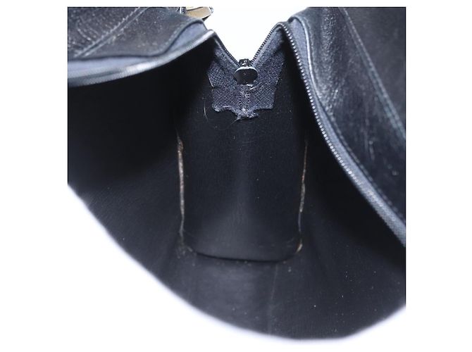 Borsa a Spalla Christian Dior in Pelle Nera e Oro Auth BSZ005 Nero D'oro - vista 17