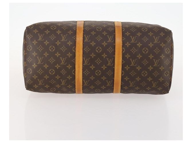 LOUIS VUITTON Borsa Boston Monogram Keepall 50 M41426 LV Auth 172614 Monogramma - vista 5