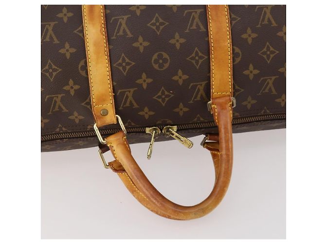 LOUIS VUITTON Borsa Boston Monogram Keepall 50 M41426 LV Auth 172614 Monogramma - vista 7