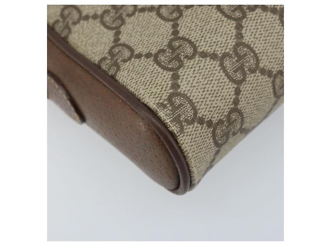 Borsa a Spalla Gucci GG Supreme Web Sherry Line PVC Beige 116 02 089 Auth ka3157 - vista 14
