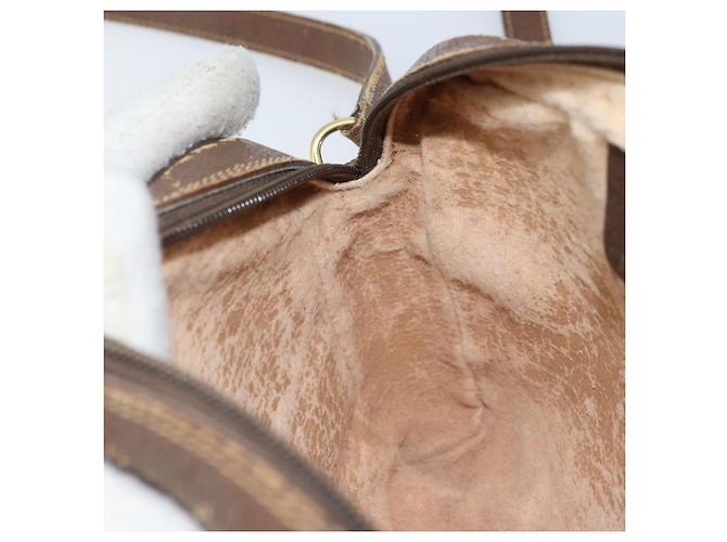 Borsa a Spalla Gucci GG Supreme Web Sherry Line PVC Beige 116 02 089 Auth ka3157 - vista 20