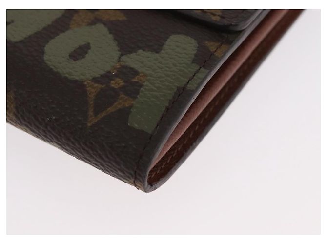 LOUIS VUITTON Graffiti Porte Monnaie Credit Wallet Khaki M92188 Auth BSZ567V Monogram - view 14