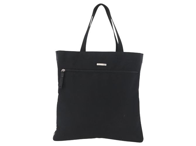 Borsa a mano Salvatore Ferragamo in tela nera e argento autentica bs33983 - vista 13