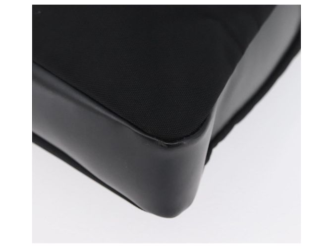 Borsa a mano Salvatore Ferragamo in tela nera e argento autentica bs33983 - vista 14