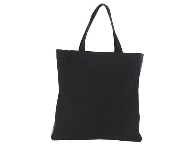 Borsa a mano Salvatore Ferragamo in tela nera e argento autentica bs33983 - vista 2