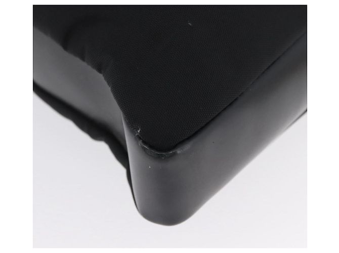 Borsa a mano Salvatore Ferragamo in tela nera e argento autentica bs33983 - vista 9