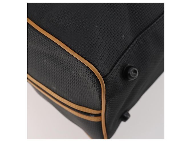 Borsa Boston in PVC nera Auth SAINT LAURENT bs33701 Nero - vista 14