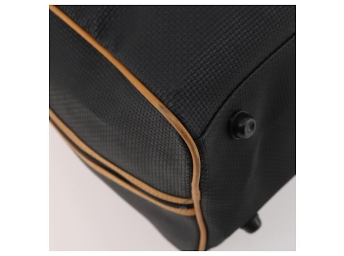 Borsa Boston in PVC nera Auth SAINT LAURENT bs33701 Nero - vista 16
