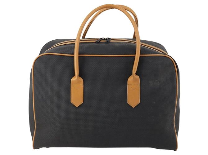 Borsa Boston in PVC nera Auth SAINT LAURENT bs33701 Nero - vista 2