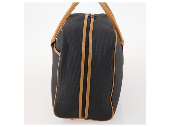 Borsa Boston in PVC nera Auth SAINT LAURENT bs33701 Nero - vista 3