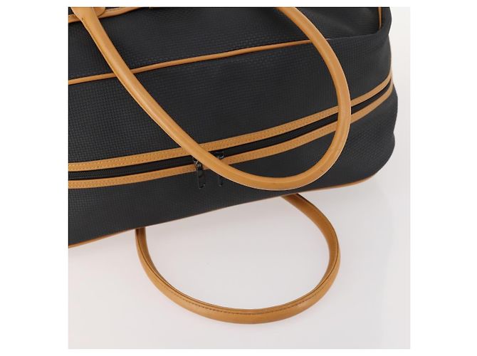 Borsa Boston in PVC nera Auth SAINT LAURENT bs33701 Nero - vista 7