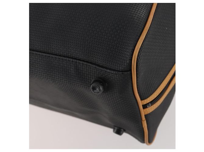 Borsa Boston in PVC nera Auth SAINT LAURENT bs33701 Nero - vista 9
