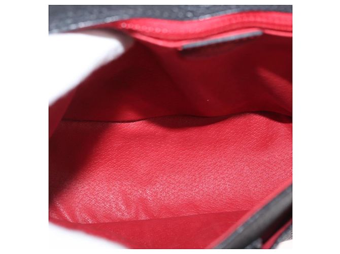 Céline Borsa a Spalla CELINE in Pelle Nera Oro Auth 173699 Nero D'oro - vista 11
