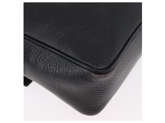 Céline Borsa a Spalla CELINE in Pelle Nera Oro Auth 173699 Nero D'oro - vista 15
