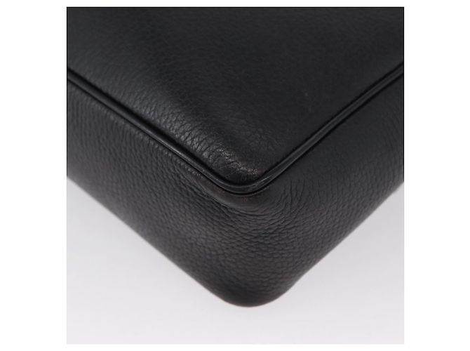 Céline Borsa a Spalla CELINE in Pelle Nera Oro Auth 173699 Nero D'oro - vista 16