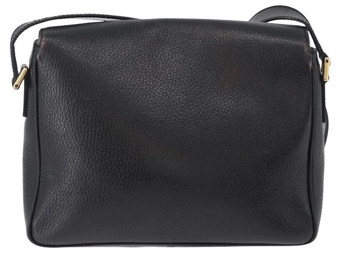 Céline Borsa a Spalla CELINE in Pelle Nera Oro Auth 173699 Nero D'oro - vista 2