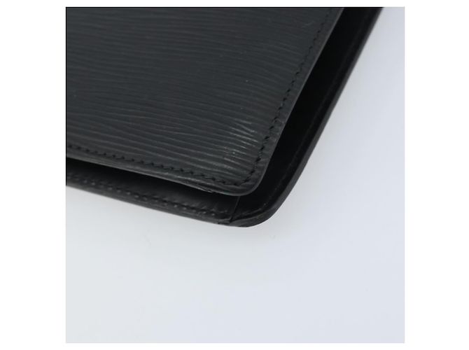 LOUIS VUITTON Epi Serie Dragonne Clutch Bag Nero M52612 LV Auth ka3132 - vista 15