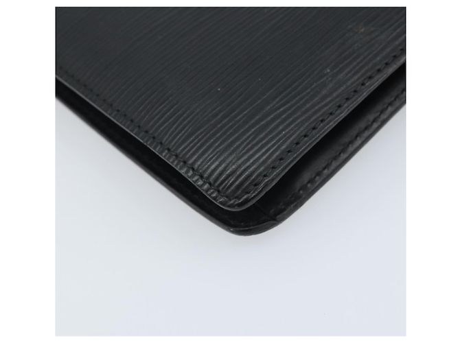 LOUIS VUITTON Epi Serie Dragonne Clutch Bag Nero M52612 LV Auth ka3132 - vista 16