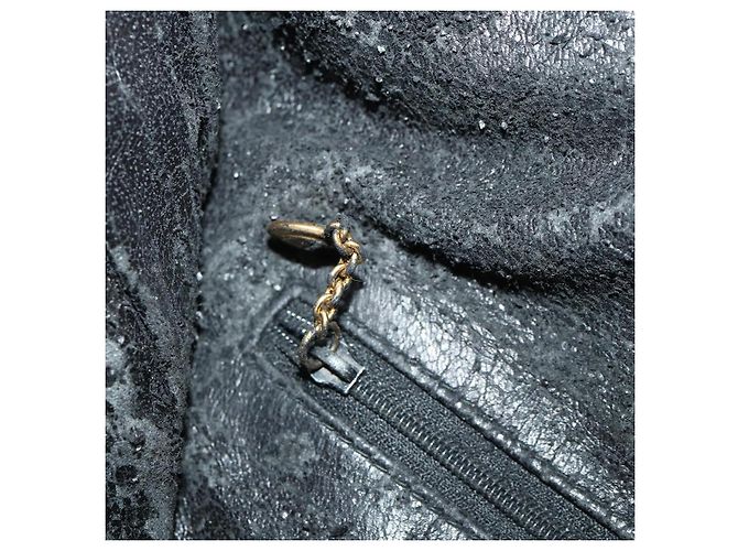 Bamboo Borsa a Spalla GUCCI in Camoscio Nero e Oro 01 1014 1577 Auth ti3727 D'oro - vista 22