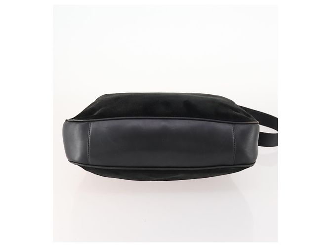 Bamboo Borsa a Spalla GUCCI in Camoscio Nero e Oro 01 1014 1577 Auth ti3727 D'oro - vista 5