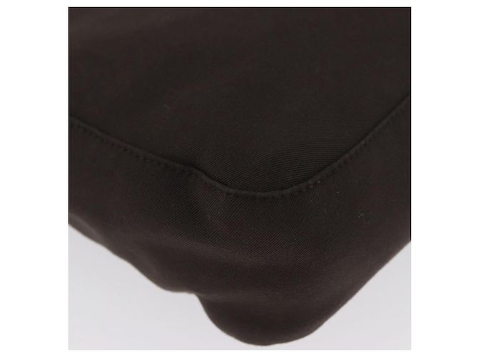 Borsa a mano Salvatore Ferragamo in nylon marrone Auth bs33877 - vista 15