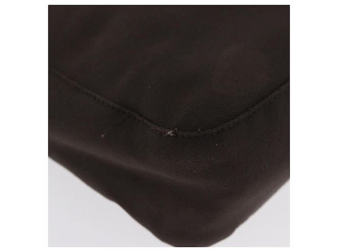 Borsa a mano Salvatore Ferragamo in nylon marrone Auth bs33877 - vista 9