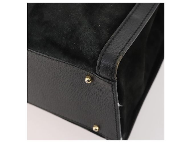 Bamboo Borsa a Mano in Bambù GUCCI Camoscio Nero Oro 002 123 0260 Auth ep13604 D'oro - vista 15