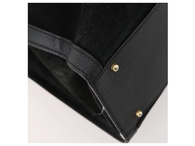 Bamboo Borsa a Mano in Bambù GUCCI Camoscio Nero Oro 002 123 0260 Auth ep13604 D'oro - vista 16