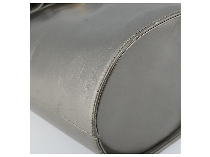 Vala Handtasche aus Leder Silber Salvatore Ferragamo Auth ep13866 - Ansicht 14