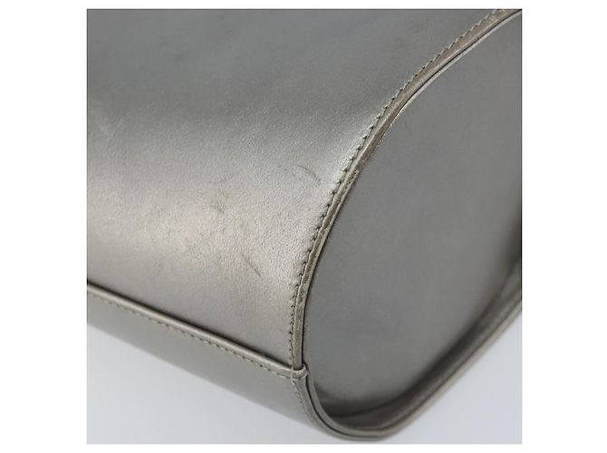 Vala Handtasche aus Leder Silber Salvatore Ferragamo Auth ep13866 - Ansicht 16