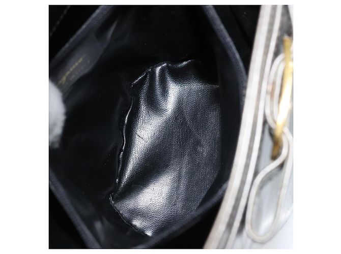 Vala Handtasche aus Leder Silber Salvatore Ferragamo Auth ep13866 - Ansicht 21