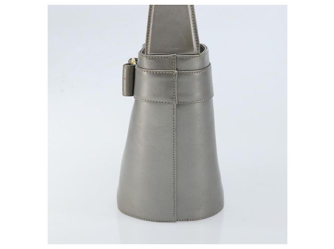 Vala Handtasche aus Leder Silber Salvatore Ferragamo Auth ep13866 - Ansicht 3