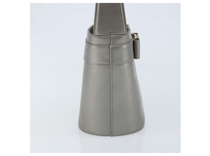 Vala Handtasche aus Leder Silber Salvatore Ferragamo Auth ep13866 - Ansicht 4