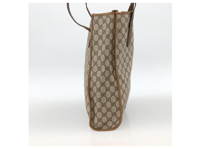 Gucci Borsa Tote GG Supreme in PVC beige 92 02 998 Auth 174552 - vista 3