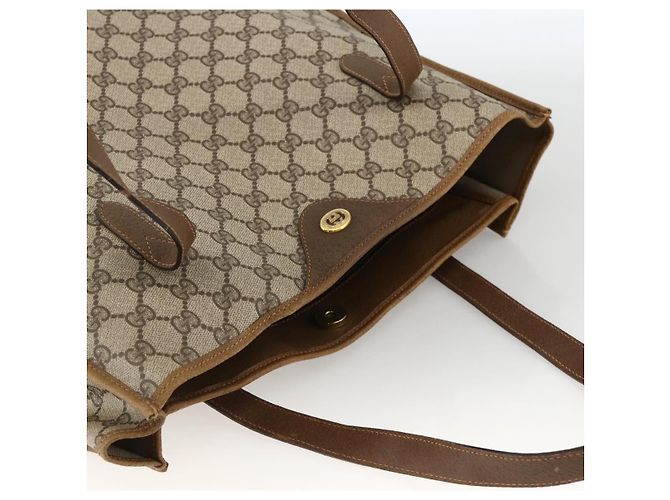 Gucci Borsa Tote GG Supreme in PVC beige 92 02 998 Auth 174552 - vista 6