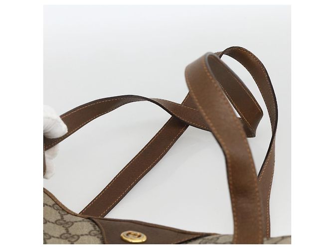Gucci Borsa Tote GG Supreme in PVC beige 92 02 998 Auth 174552 - vista 8