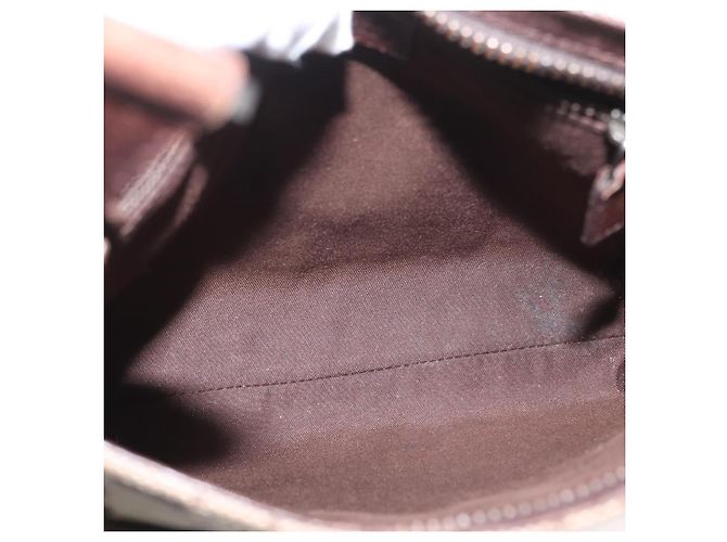 Borsa a Spalla GG Canvas Gucci Beige Argento 122793 Auth mr2126 - vista 11