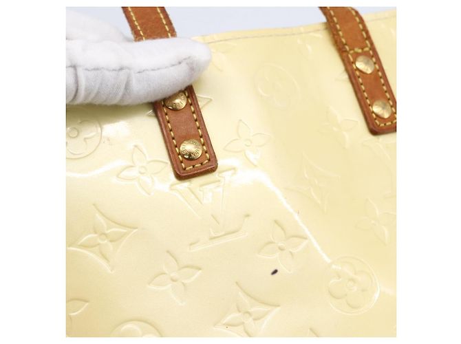 LOUIS VUITTON Monogram Vernis Reade PM Borsa a Mano Perle M91336 LV Auth 170088 - vista 10