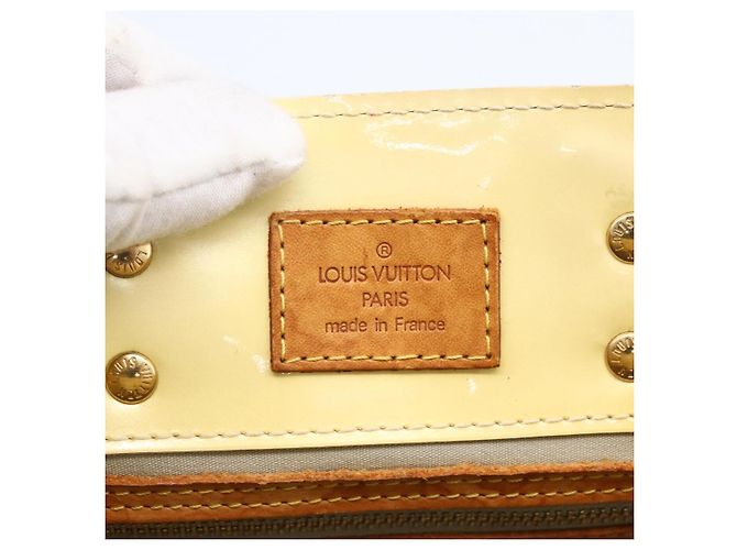 LOUIS VUITTON Monogram Vernis Reade PM Borsa a Mano Perle M91336 LV Auth 170088 - vista 17