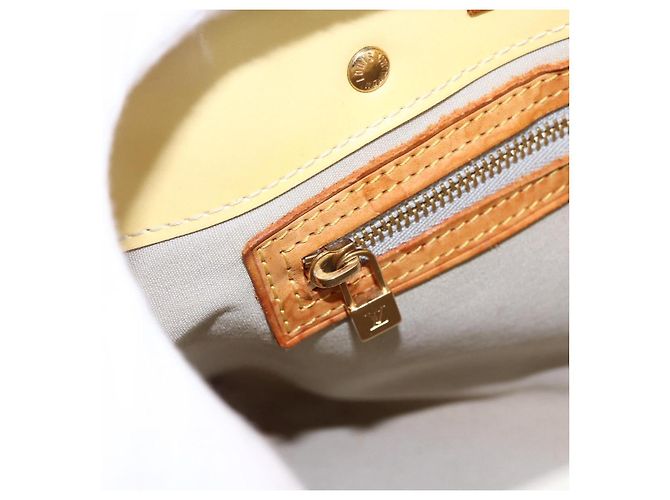LOUIS VUITTON Monogram Vernis Reade PM Borsa a Mano Perle M91336 LV Auth 170088 - vista 20
