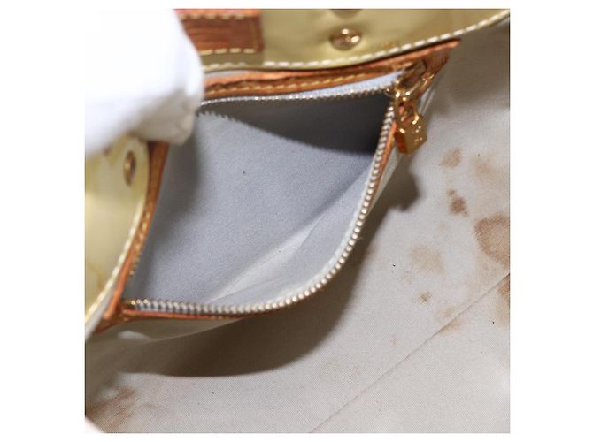 LOUIS VUITTON Monogram Vernis Reade PM Borsa a Mano Perle M91336 LV Auth 170088 - vista 21