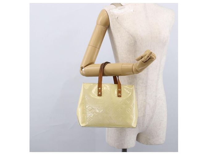 LOUIS VUITTON Monogram Vernis Reade PM Borsa a Mano Perle M91336 LV Auth 170088 - vista 22
