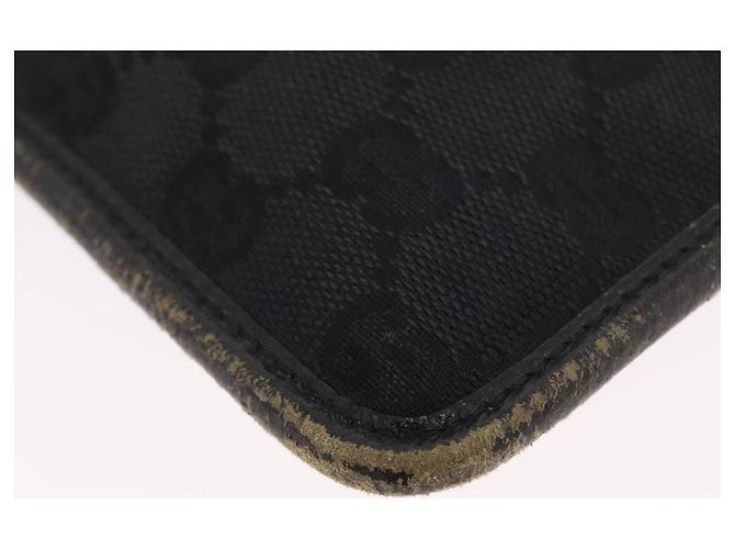 Borsa a Spalla GG Canvas Gucci Nera Argento 27639 Auth ARZ435 Nero - vista 14